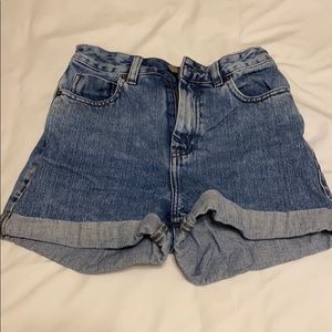 Asos high waist mom shorts
